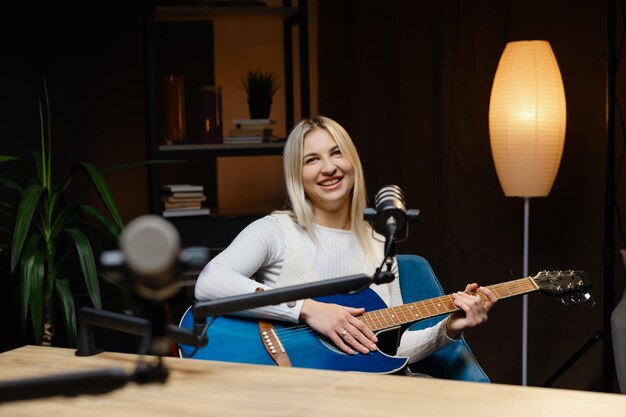 Modern music studio equipment used for professional vocal coaching classes